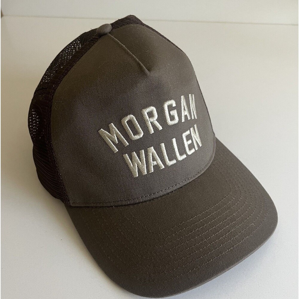 Morgan Wallen I'm the Problem Tour Hat Brown Snapback Cap Mesh Trucker Country